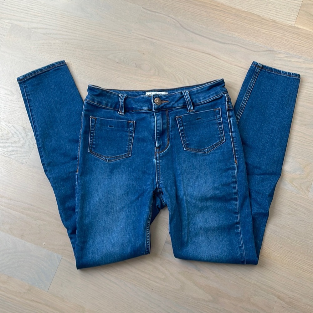 EUC Free People Mid-Rise Jeans